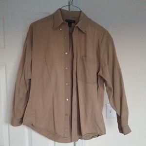 L Men's Structure Long Sleeve Button down